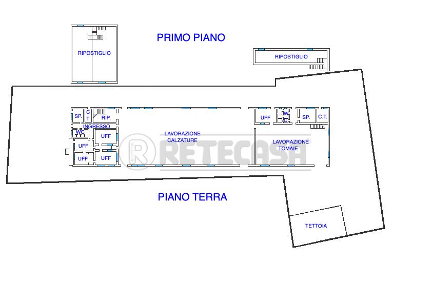 Capannone in Via Trieste 51, Gonars, {3} - Planimetria 1