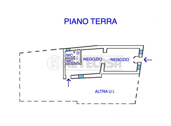Palazzina commerciale in Via Guglielmo Marconi 11, Gorizia, {3} - Planimetria 1