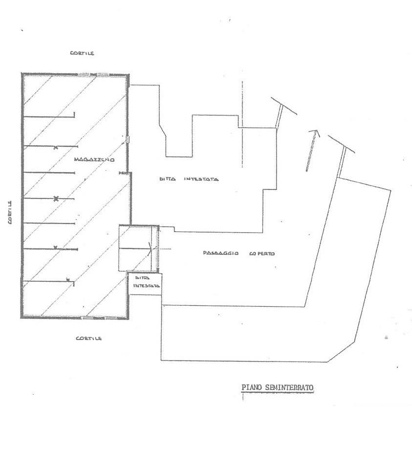 Magazzino in , Cornate D'Adda, {3} - Planimetria 1