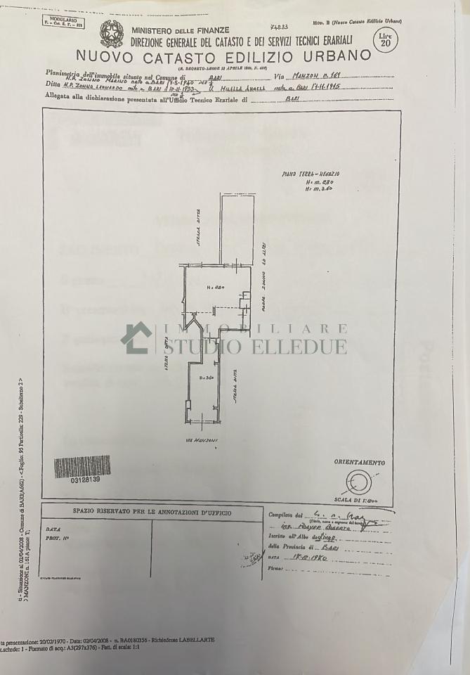 Negozio in {3}, Via Manzoni  161 a - Planimetria 1