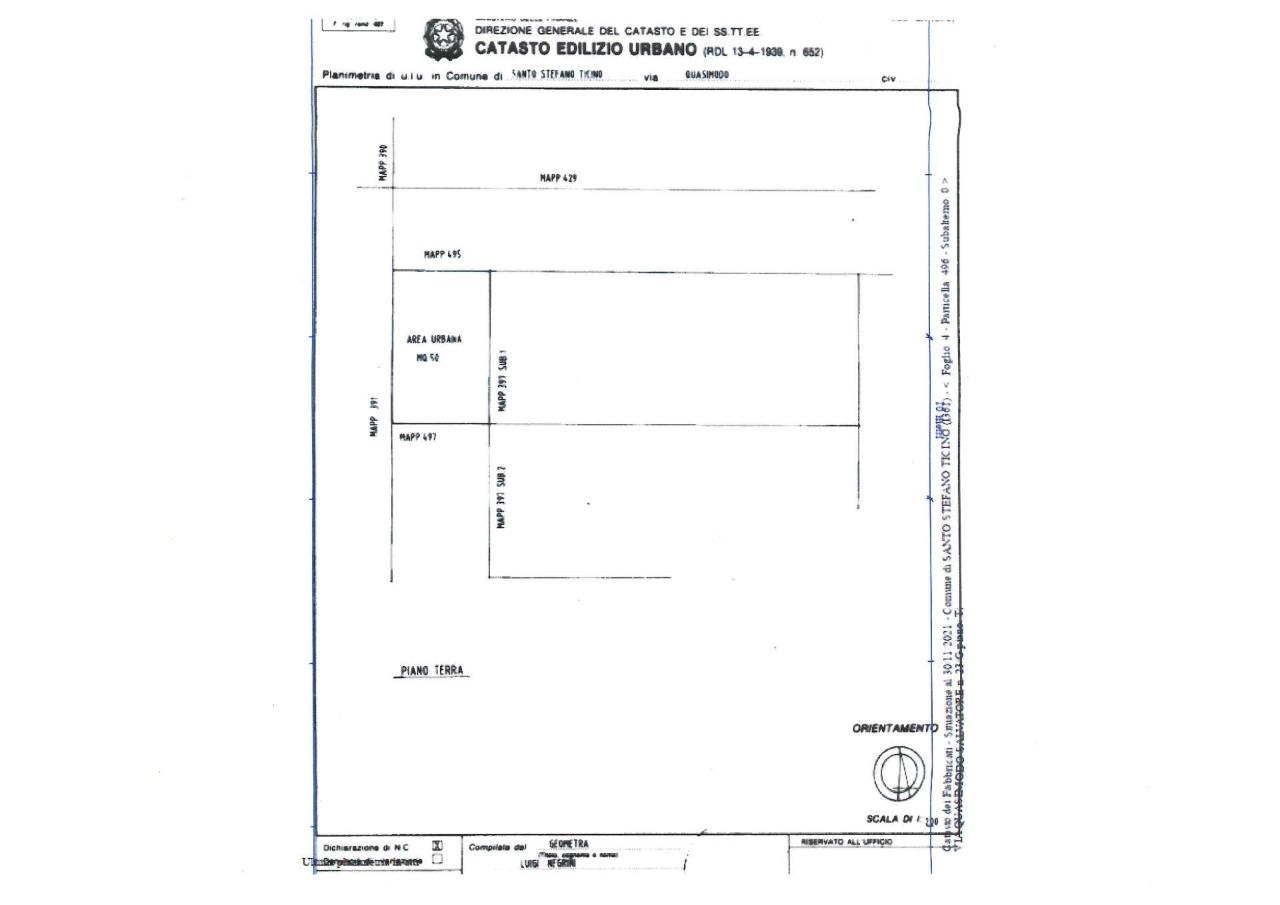 Capannone in Via Quasimodo 23, Santo Stefano Ticino, {3} - Planimetria 1