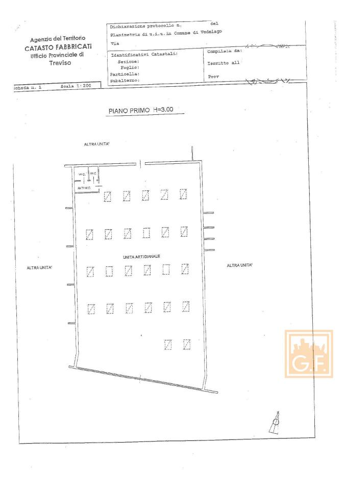 Ufficio in Via Roma, Vedelago, {3} - Planimetria 1