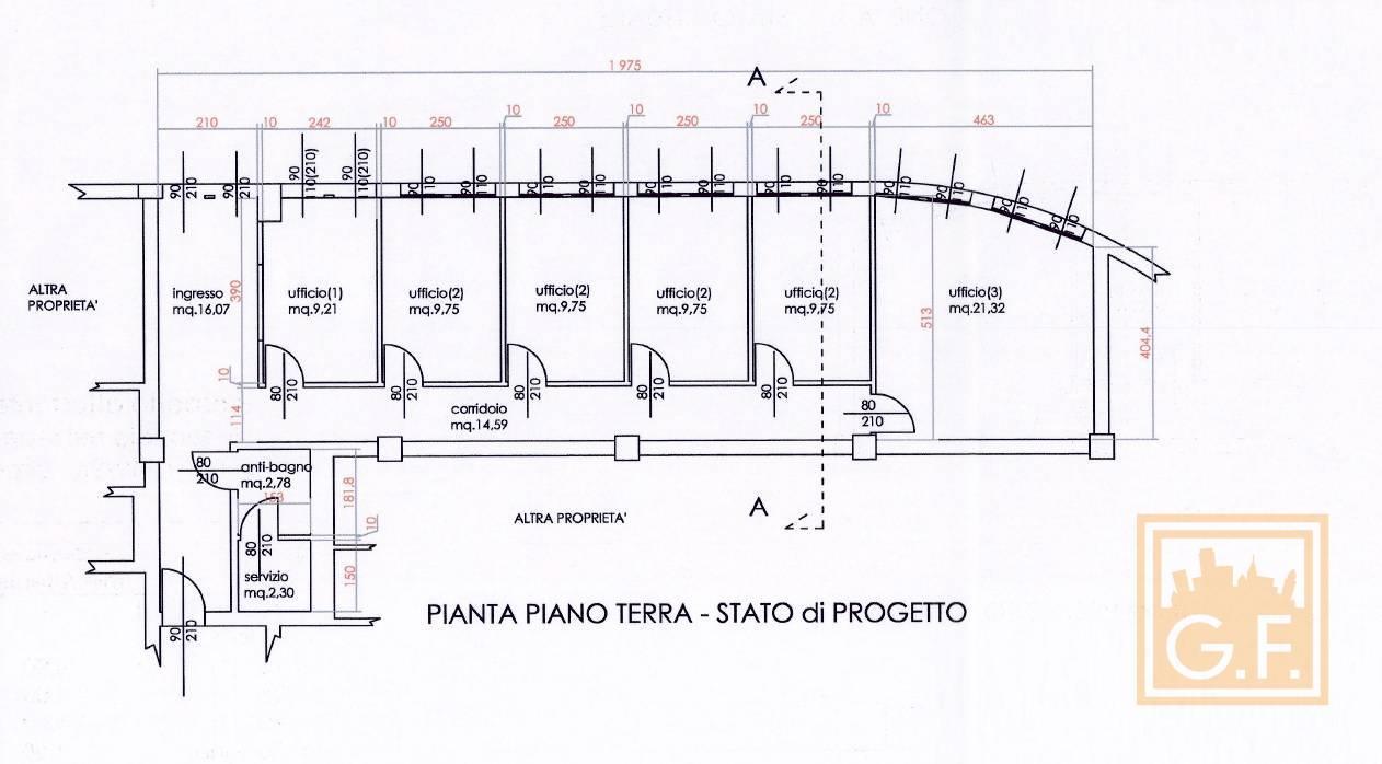 Ufficio in Via Castellana 86/d, Treviso, {3} - Planimetria 1