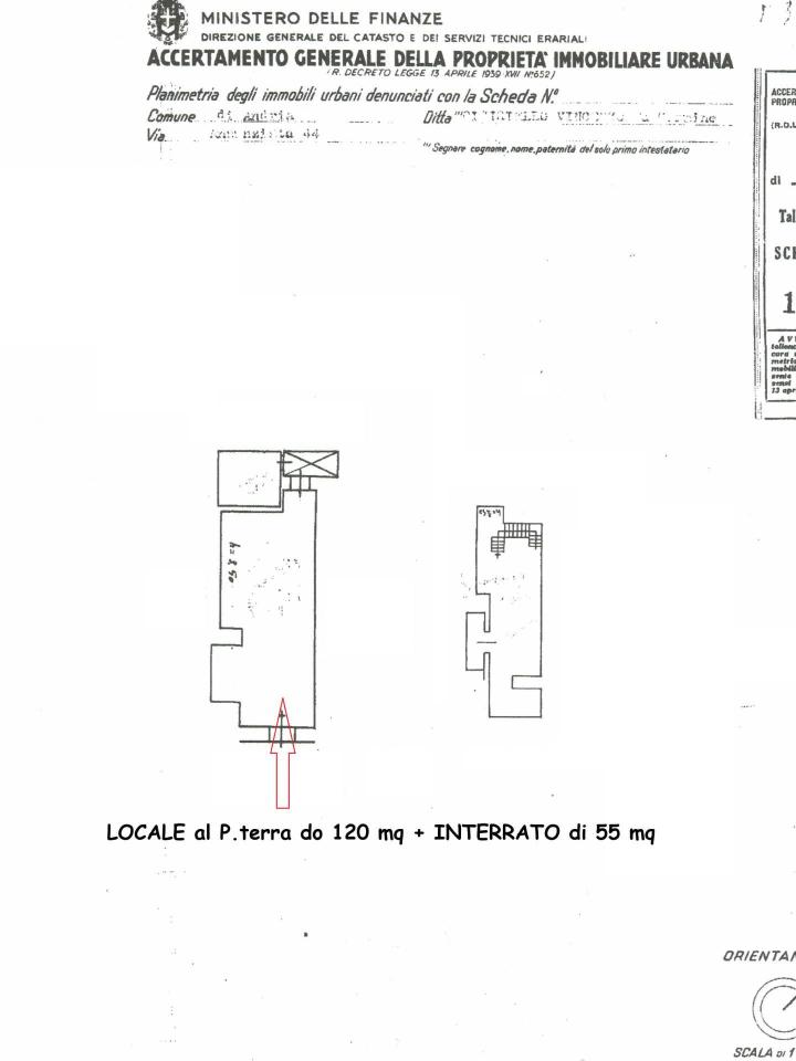 Negozio in Via Annunziata 44, Andria, {3} - Planimetria 1