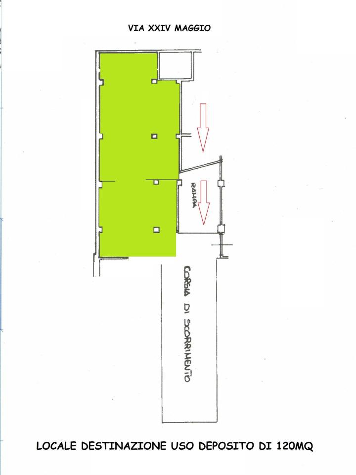 Magazzino in Via XXIV Maggio 13, Andria, {3} - Planimetria 1