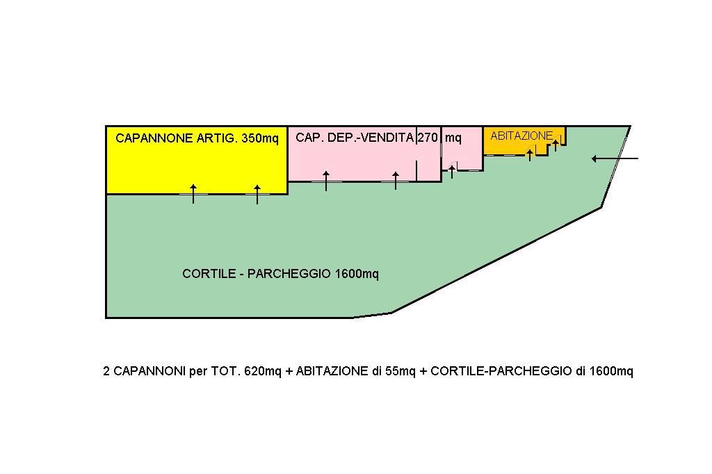 Capannone in Via Corato, Andria, {3} - Planimetria 1