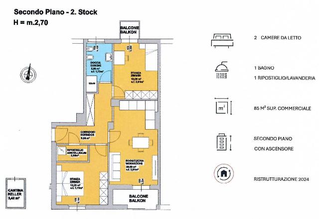 Dreizimmerwohnung in {3}, Corso Italia - Foto 1