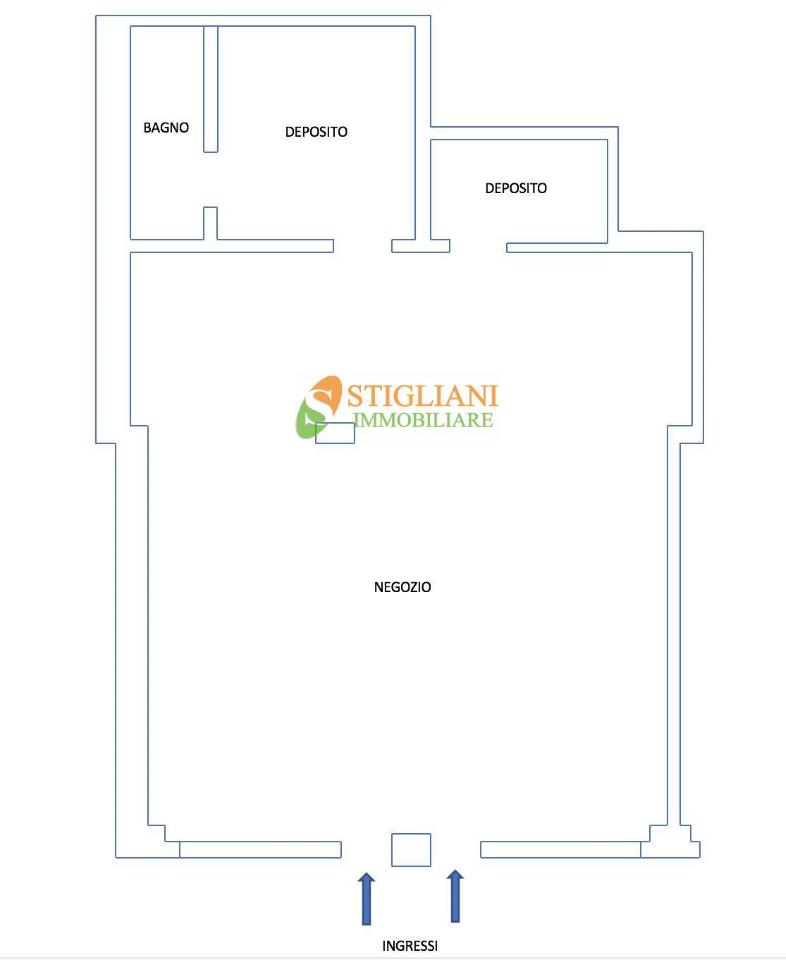 Negozio in Via Pascoli 6-8, Campobasso, {3} - Planimetria 1