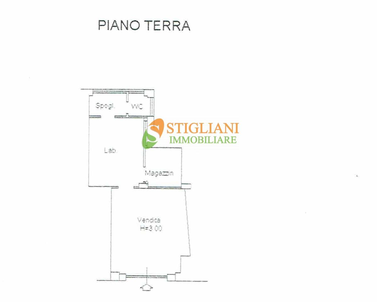 Negozio in Via Garibaldi 198, Campobasso, {3} - Planimetria 1