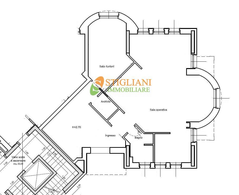 Ufficio in Zona Cese, Campobasso, {3} - Planimetria 1