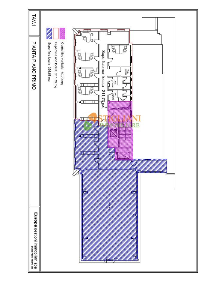 Ufficio in Via San Giovanni, Campobasso, {3} - Planimetria 1