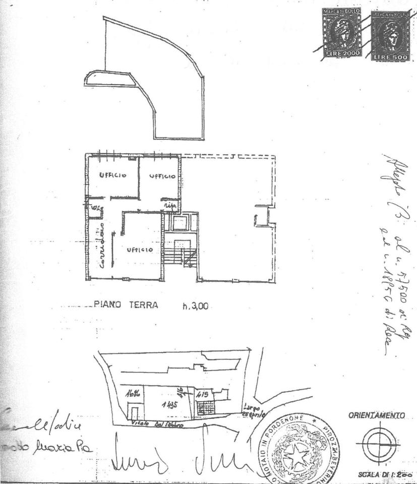 Ufficio in Vicolo del Fabbro 6, Sacile, {3} - Planimetria 1