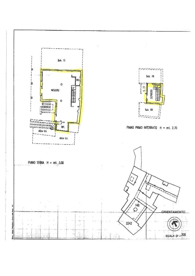 Negozio in Via Garibaldi 13, Sacile, {3} - Planimetria 1