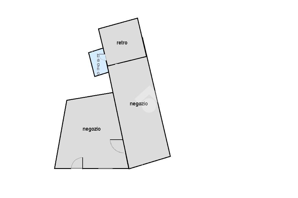 Negozio in Negozio Via Carbonari 28, Cesena, {3} - Planimetria 1