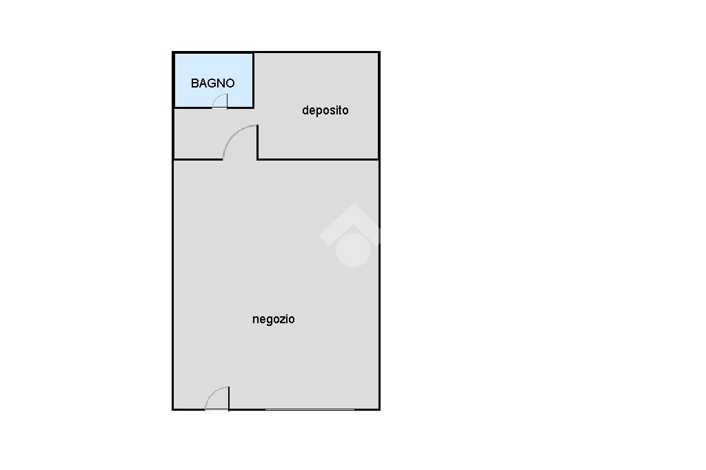 Negozio in Negozio Via Borello 302, Mercato Saraceno, {3} - Planimetria 1
