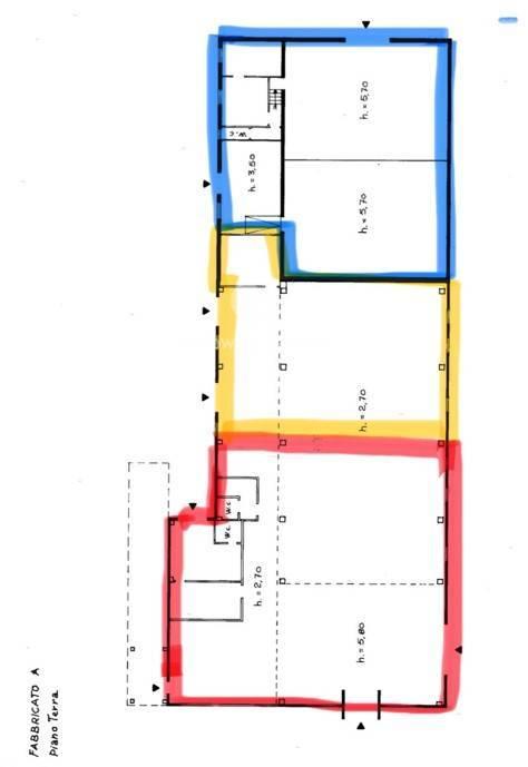 Negozio in Strada Tuscanese 73/B, Viterbo, {3} - Planimetria 1