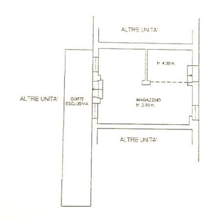 Magazzino in Campo Santa Margherita, Venezia, {3} - Planimetria 1