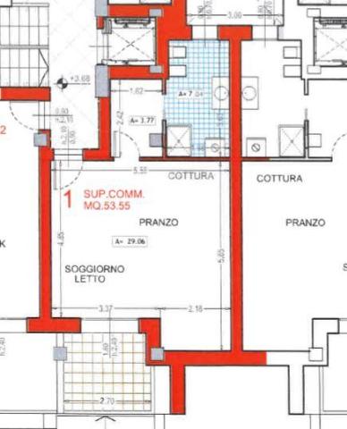 One-room flat in Via Rizzo, Pesaro - Photo 1