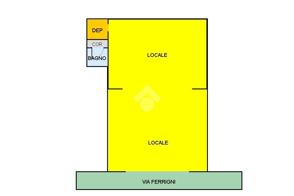 Negozio in Via Giuseppe Ferrigni 34, Napoli, {3} - Planimetria 1