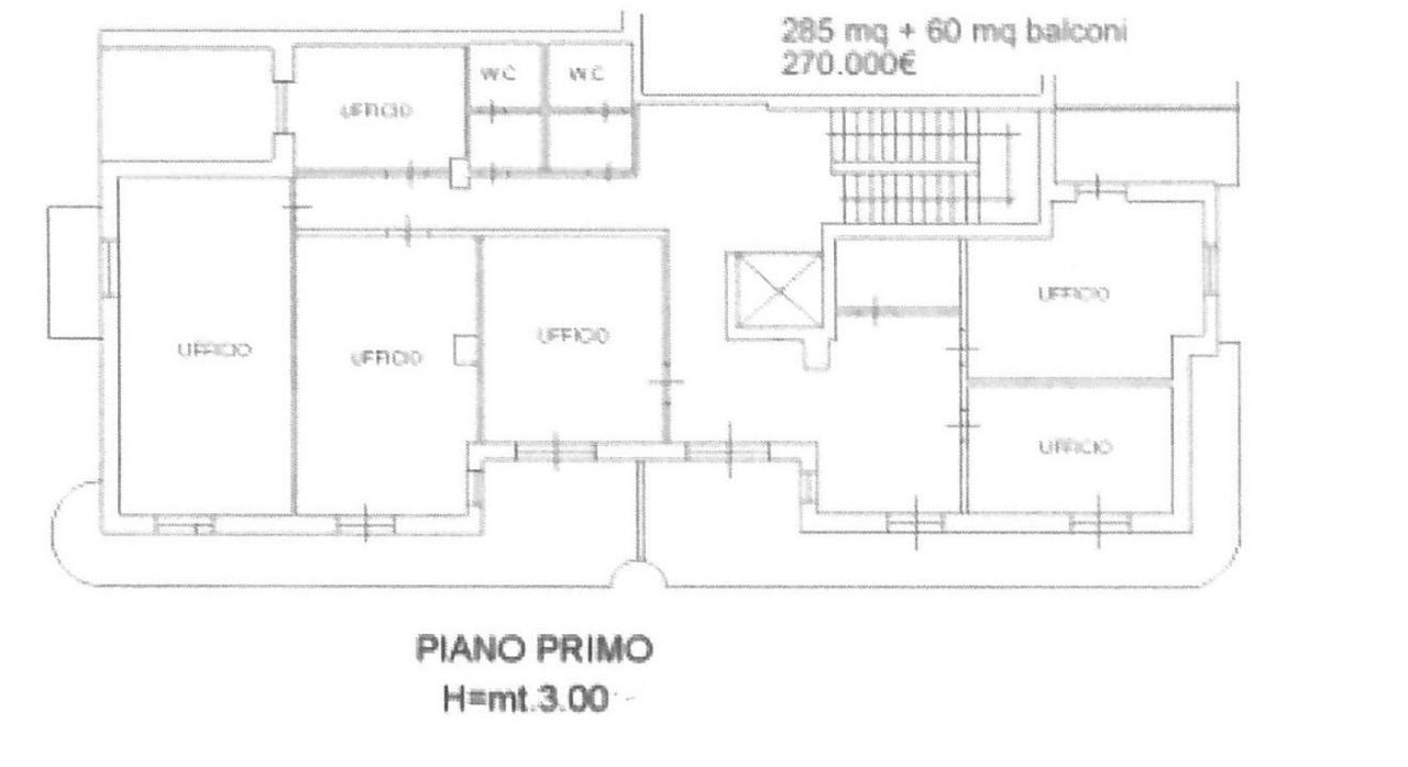 Ufficio in Via Roma  25, Nereto, {3} - Planimetria 1