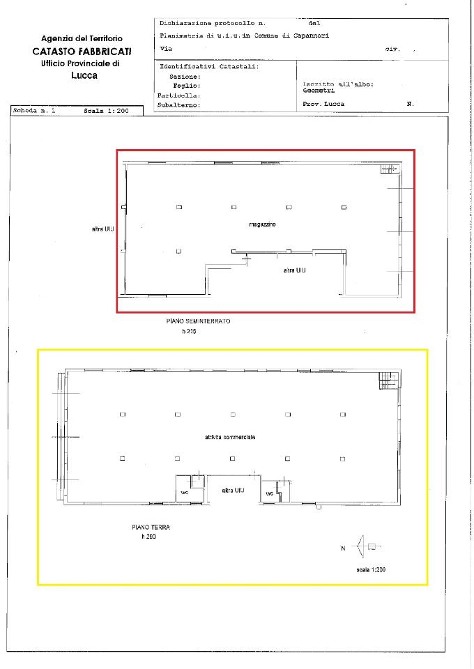 Locale commerciale in , Capannori, {3} - Planimetria 1