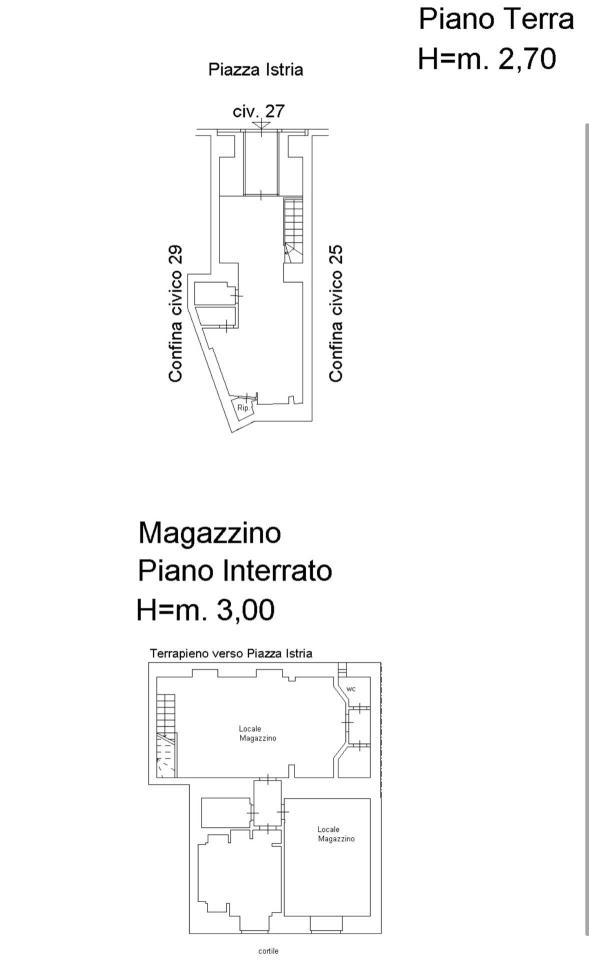 Negozio in Piazza Istria 27, Roma, {3} - Planimetria 1