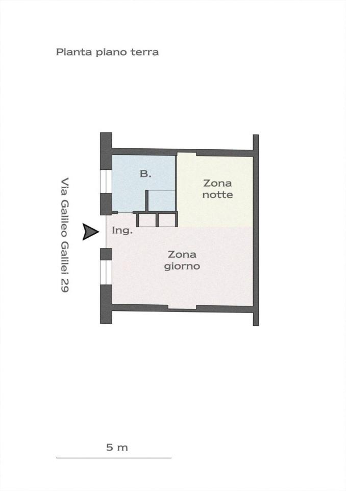 Bilocale in vendita, Via Galileo Galilei 29, Siracusa - Planimetria 1