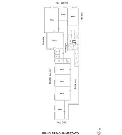 Ufficio in Via Teocrito 38, Catania, {3} - Planimetria 1