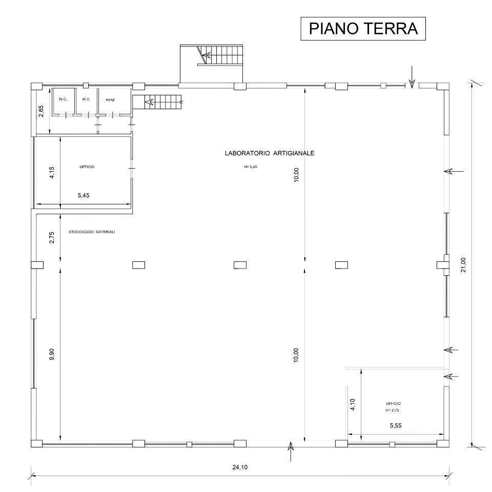 Capannone in Strada Statale 5 72, Scafa, {3} - Planimetria 1