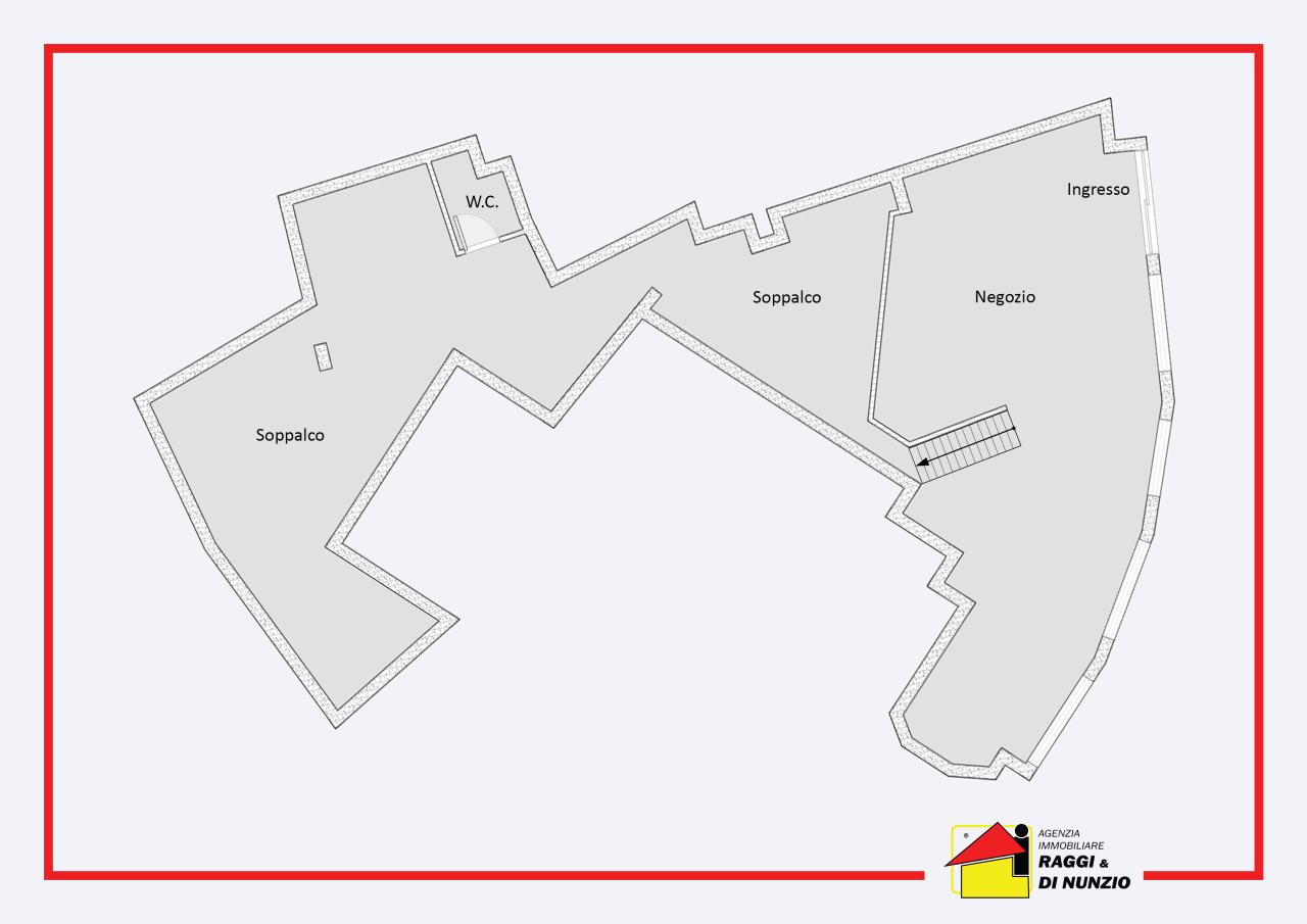 Negozio in Via Luciano Manara, Frascati, {3} - Planimetria 1