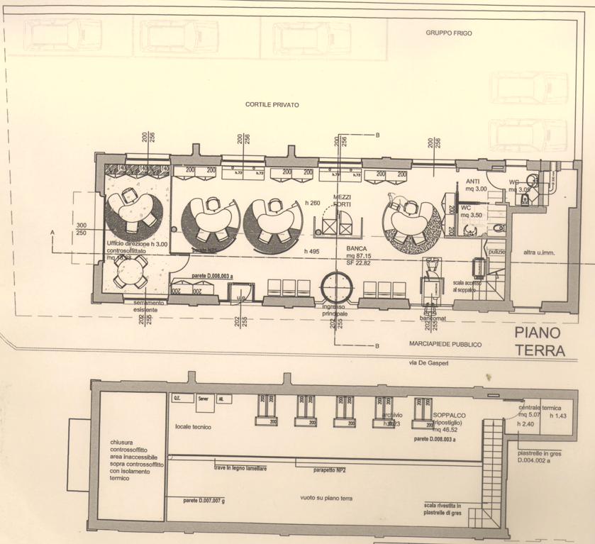 Ufficio in Corso del Popolo 1, Mezzolombardo, {3} - Planimetria 1