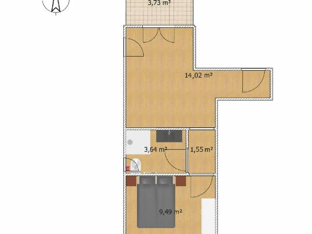 2-room flat in {3}, - Photo 1