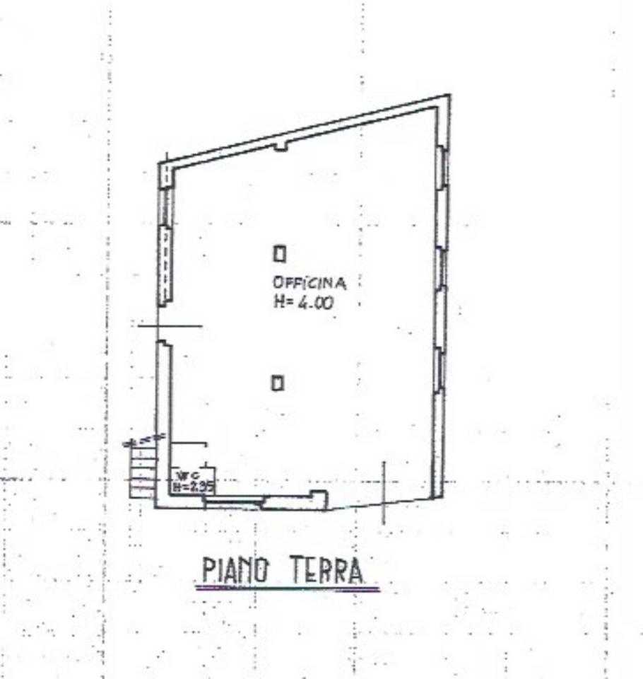 Warenlager in {3}, Via Antonio Pisano - Grundriss 1