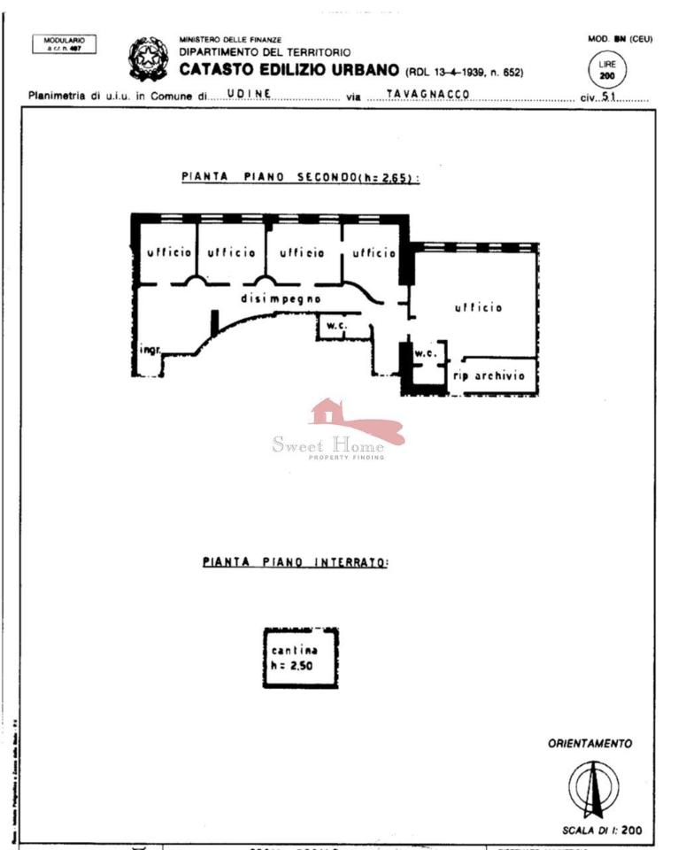Ufficio in Cjavecis, Udine, {3} - Planimetria 1