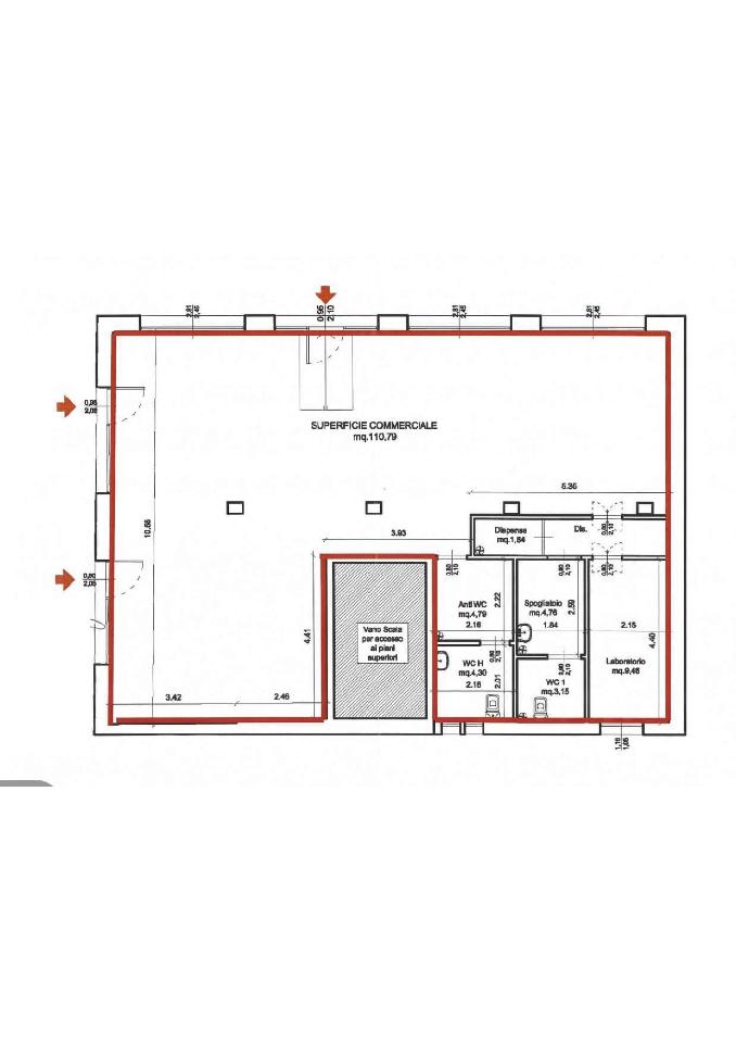 Negozio in , Pisa, {3} - Planimetria 1