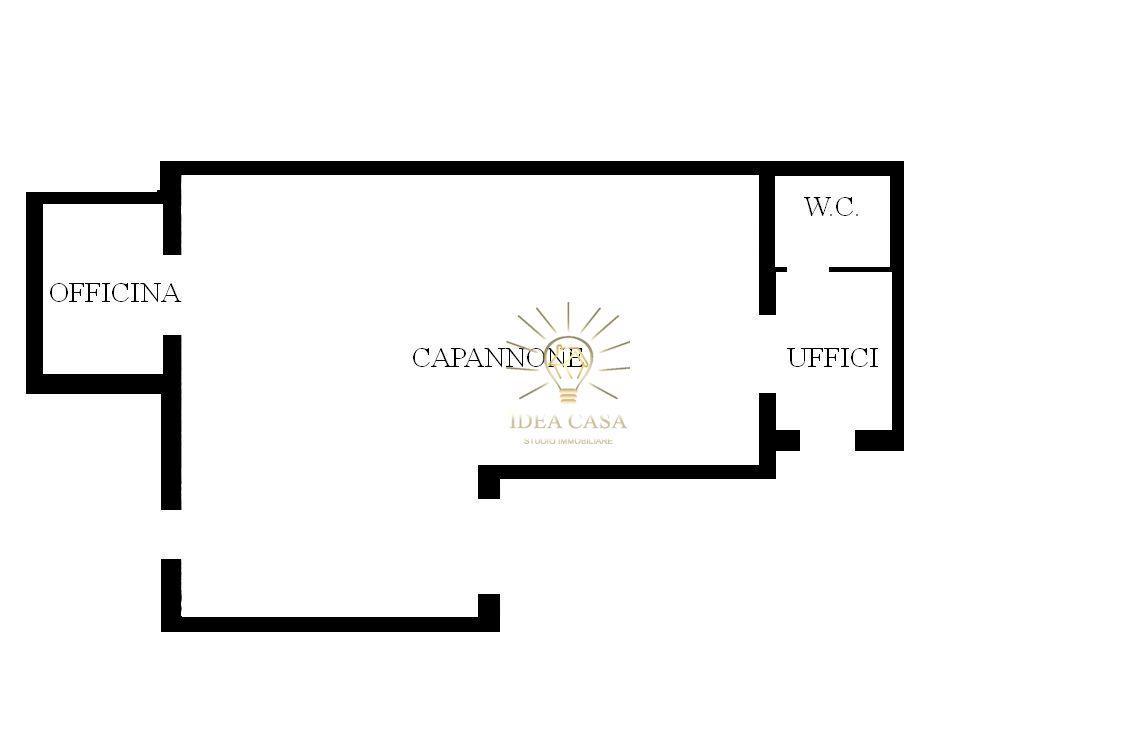 Capannone in Prebone 3, Barzano', {3} - Planimetria 1