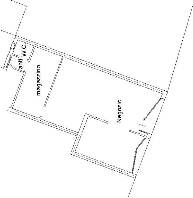 Negozio in Via Marzia 16, Abano Terme, {3} - Planimetria 1