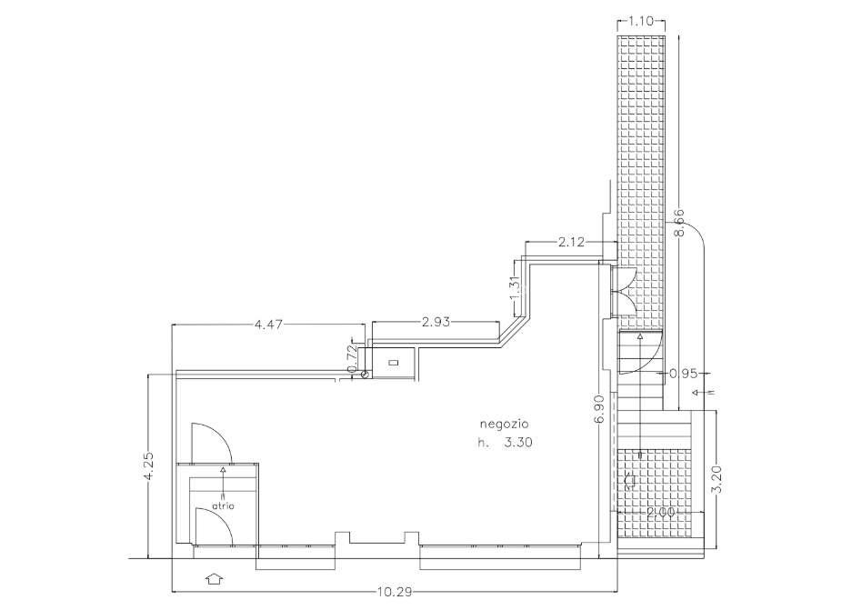 Palazzina commerciale in Via Trentino 5, San Benedetto Del Tronto, {3} - Planimetria 1