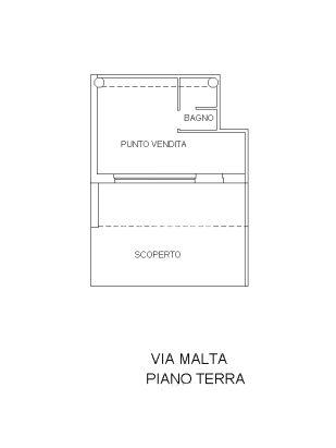 Negozio in Via Malta 129, Muro Leccese, {3} - Planimetria 1