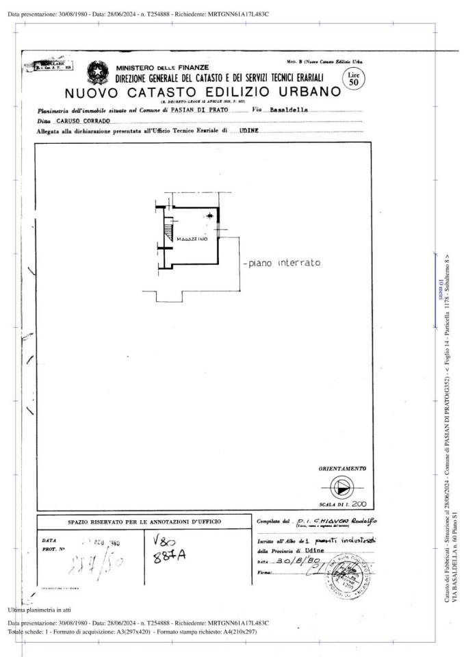 Magazzino in {3}, Via Cristoforo Colombo 118 - Planimetria 1