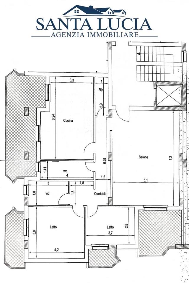 Appartamento in vendita, Via Sandro Pertini, Canicattì - Planimetria 1