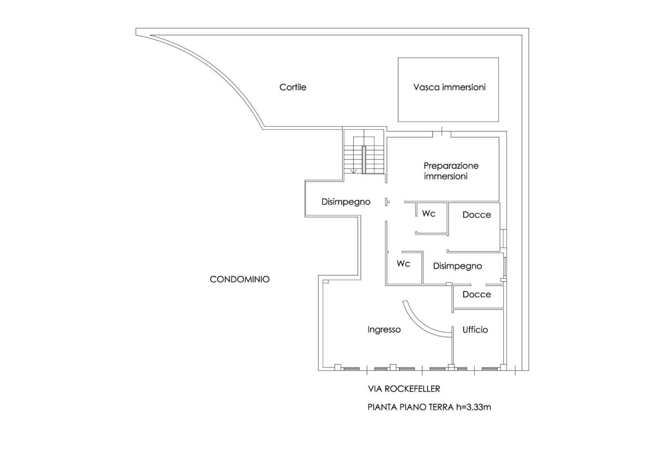 Negozio in Via Fondazione Rockefeller 15, Alghero, {3} - Planimetria 1