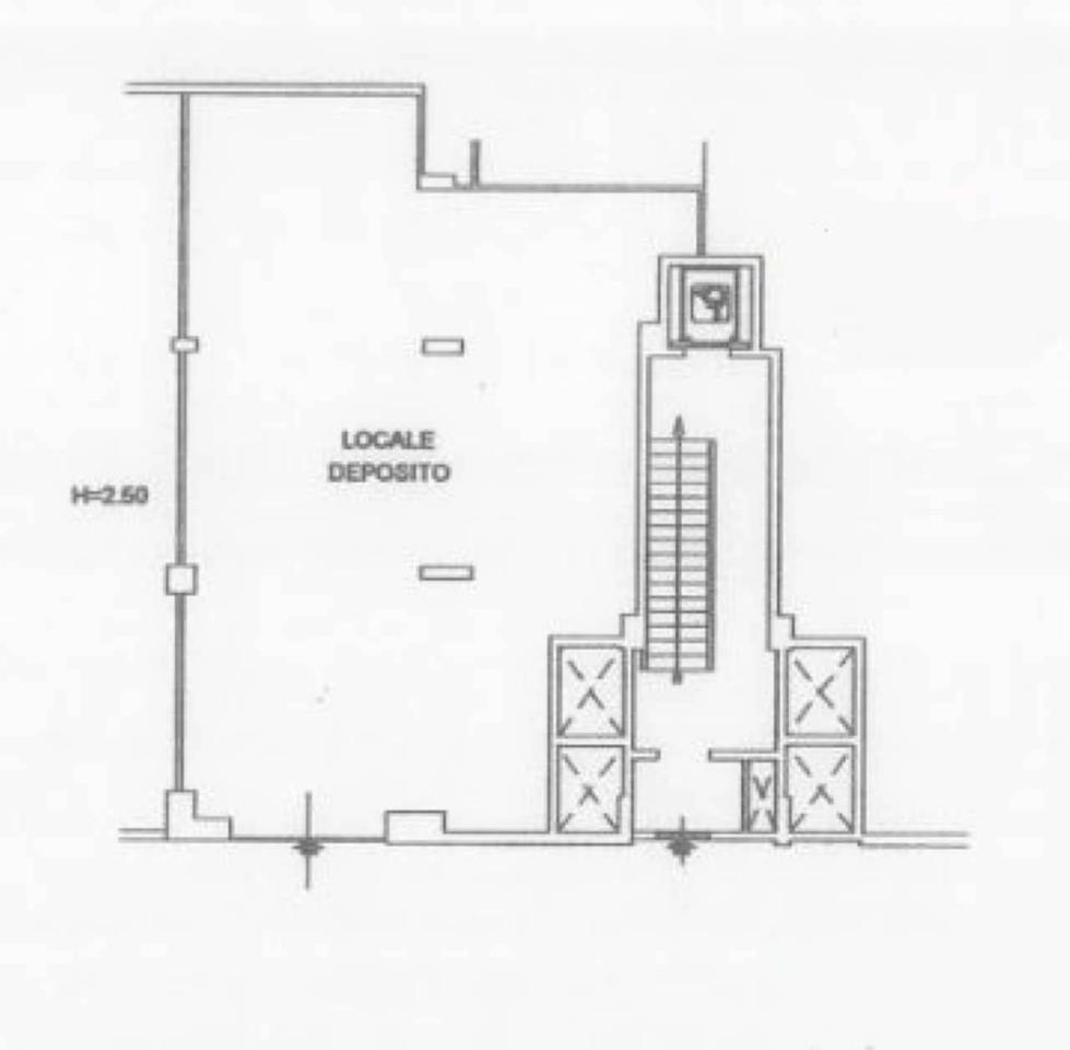 Magazzino in Corso Giovanni Maria Angioj 29, Sassari, {3} - Planimetria 1
