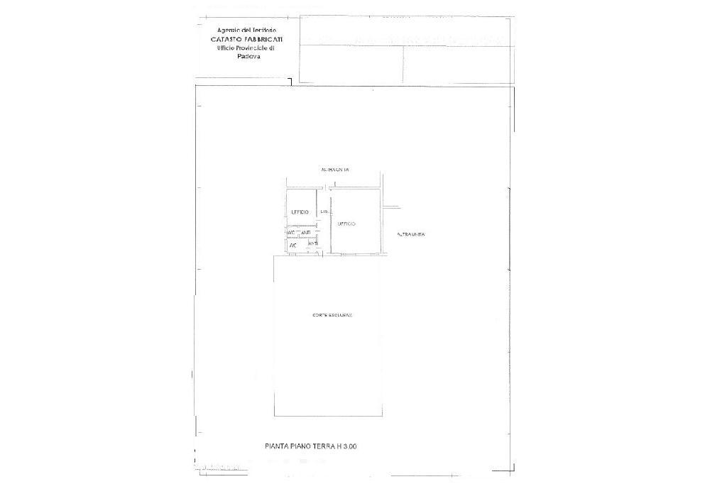 Ufficio in Via Caduti del Lavoro 5, Villafranca Padovana, {3} - Planimetria 1
