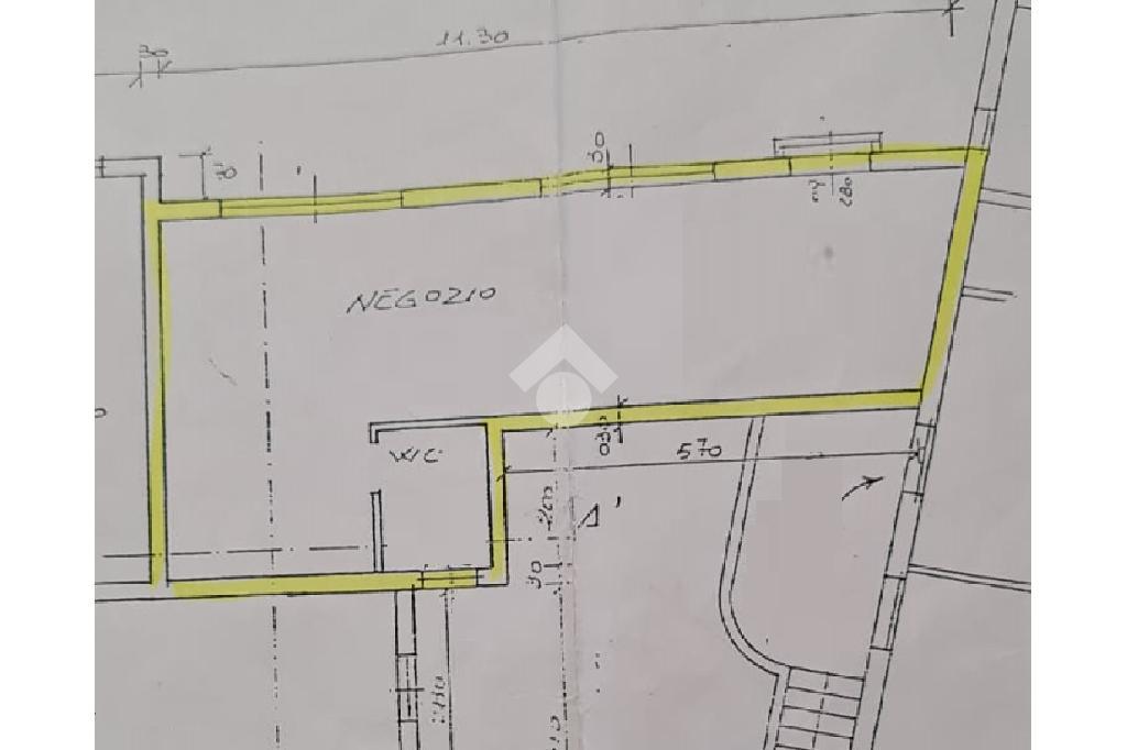 Negozio in Via Verdi 25, Limena, {3} - Planimetria 1