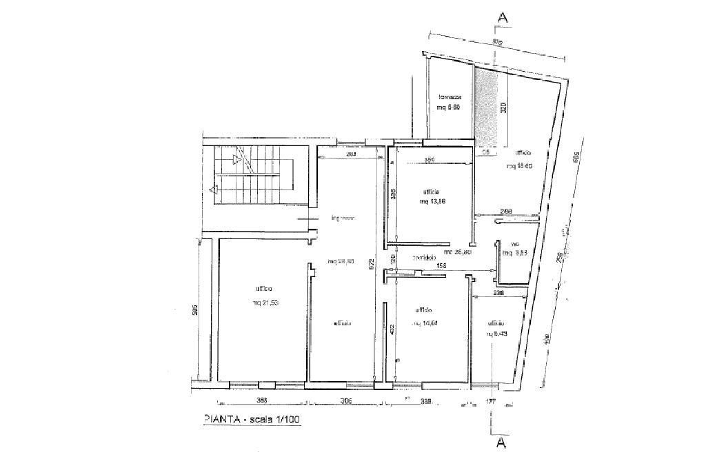 Ufficio in Via Eremitani 37, Padova, {3} - Planimetria 1