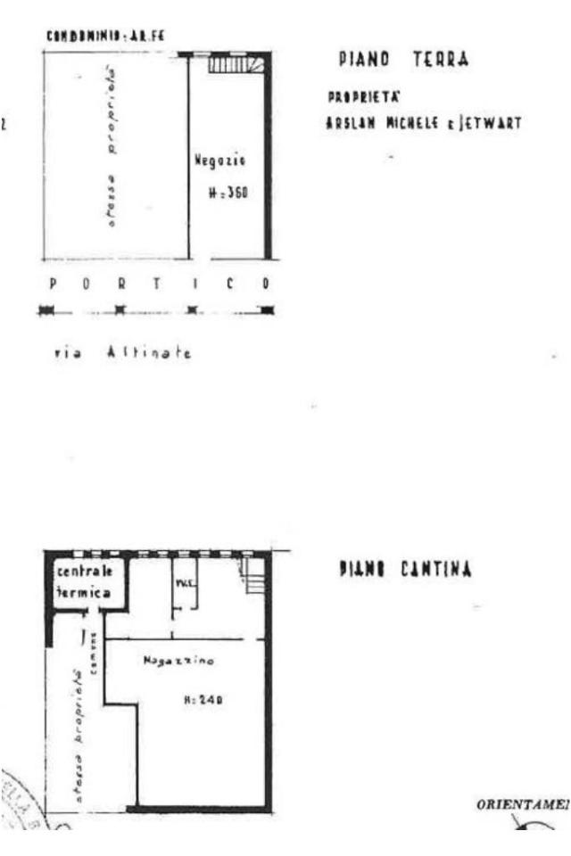 Negozio in Via Riviera Ponti Romani 82, Padova, {3} - Planimetria 1