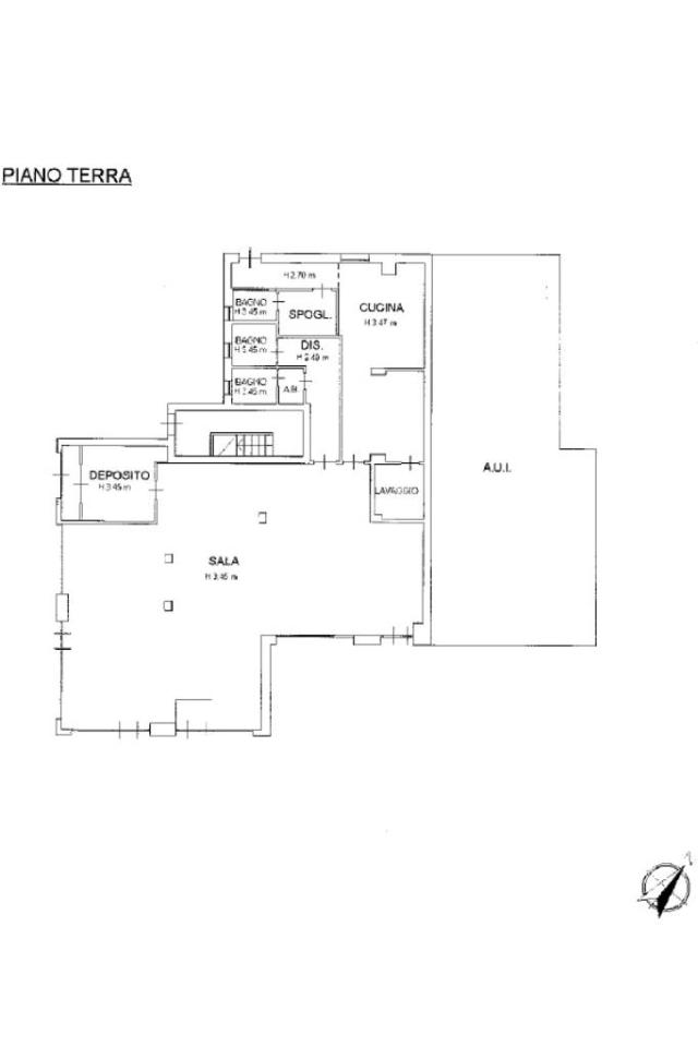 Negozio in Via XXV Aprile 2, Noviglio, {3} - Planimetria 1