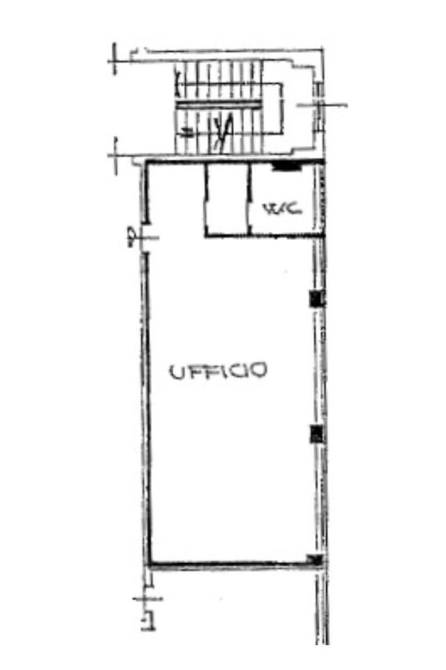 Ufficio in Via Alessandro Volta 22, Corsico, {3} - Planimetria 1