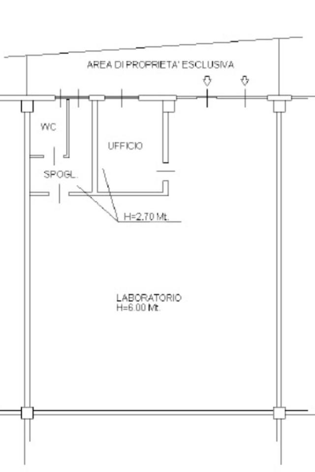 Capannone in Via Darwin 16, Trezzano Sul Naviglio, {3} - Planimetria 1